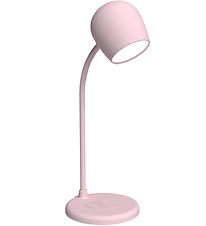 Kreafunk Lampe m. Oplader + Højtaler - Ellie - Dusty Rose Kreafunk Lampe m. Oplader + Højtaler - Ellie - Dusty Rose