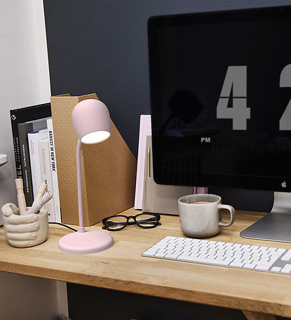 Kreafunk Lampe m. Oplader + Højtaler - Ellie - Dusty Rose Kreafunk Lampe m. Oplader + Højtaler - Ellie - Dusty Rose