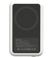Kreafunk Powerbank - toCHANGE QI - Hvid - 5.000mAh Kreafunk Powerbank - toCHANGE QI - Hvid - 5.000mAh