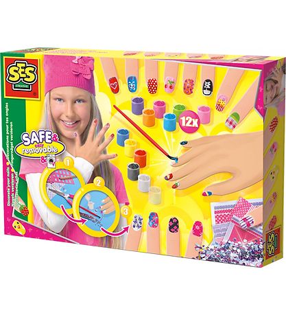 SES Creative Neglesæt - Dekorer Dine Negle SES Creative Neglesæt - Dekorer Dine Negle