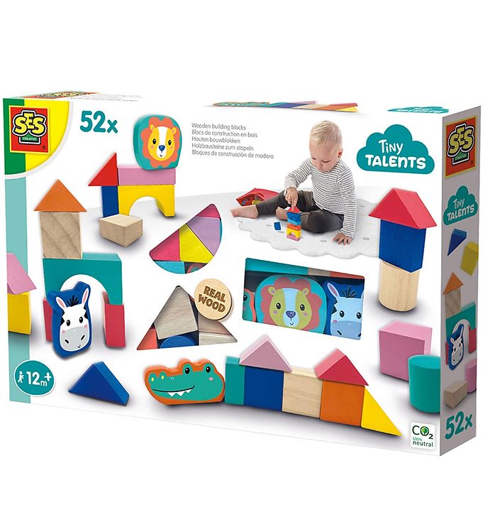 SES Creative Træklodser Og Dyreansigter