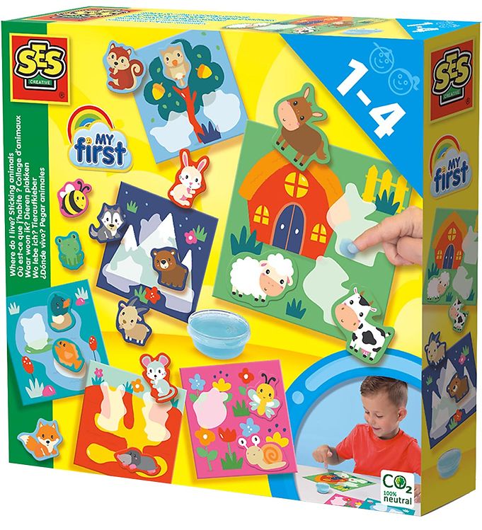 SES Creative - Min Første - Hvor Bor Dyrene