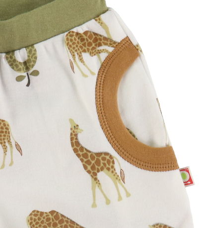 Katvig Shorts - Hvid m. Giraf Katvig Shorts - Hvid m. Giraf