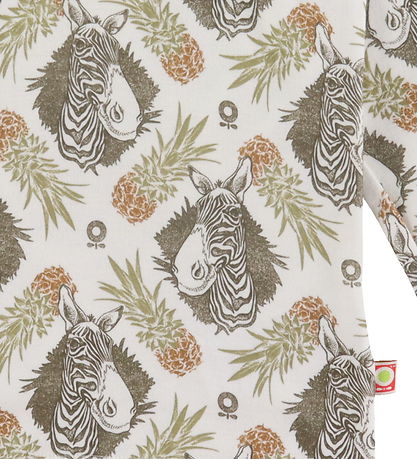 Katvig Bluse - Hvid m. Tropisk Print Katvig Bluse - Hvid m. Tropisk Print