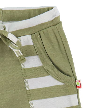 Katvig Shorts - Grøn/Hvid Stribet