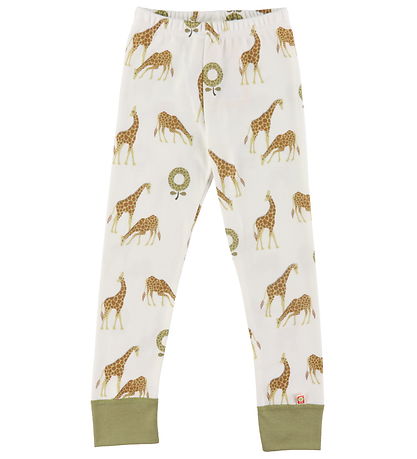 Katvig Leggings - Hvid m. Giraf