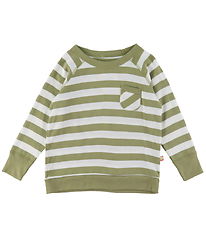Katvig Bluse - Grøn/Hvid Stribet Katvig Bluse - Grøn/Hvid Stribet