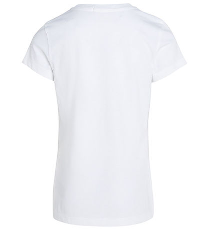 Calvin Klein T-shirt - Slim s/s - Meta Graphic Slim - Bright Whi Calvin Klein T-shirt - Slim s/s - Meta Graphic Slim - Bright Whi