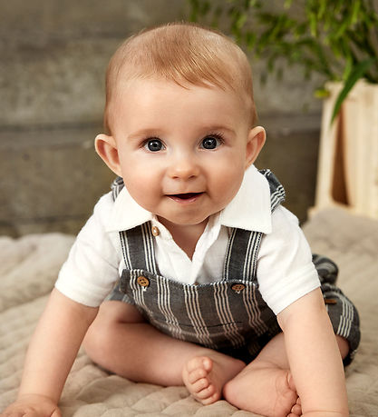 Minymo Smækbukser - Blue Nights m. Striber Minymo Smækbukser - Blue Nights m. Striber