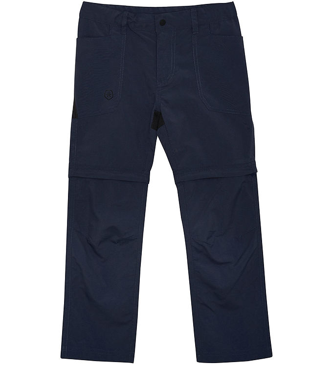 Color Kids Zip-Off Børne Outdoorbukser BIONIC-FINISH® ECO - Total Eclipse