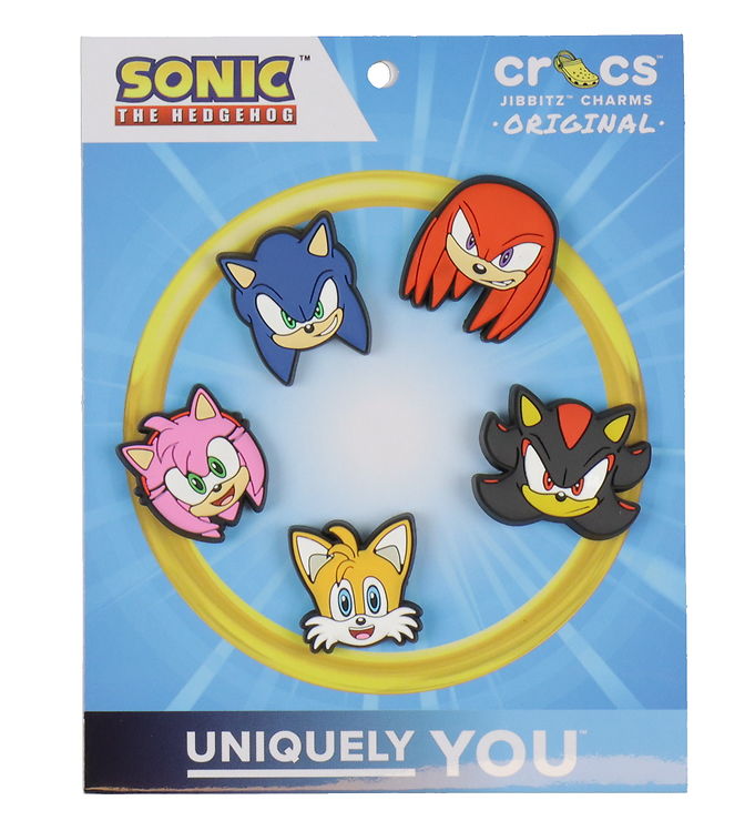 Crocs Vedhæng - Sonic The Hedgehog - 5-Pak