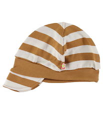 Katvig Sommerhat - Brun/Hvid Stribet Katvig Sommerhat - Brun/Hvid Stribet