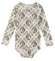 Katvig Body L/Æ - Hvid m. Tropisk Print Katvig Body L/Æ - Hvid m. Tropisk Print