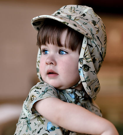 Mikk-Line Badehat - Desert Sage m. Insekter