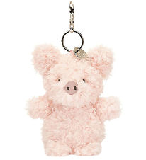 Jellycat Nøglering - 17x6 cm - Little Pig Bag Charm Jellycat Nøglering - 17x6 cm - Little Pig Bag Charm