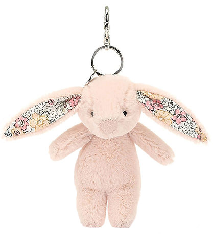 Jellycat Nøglering - 17x4 cm - Blossom Blush Bunny Bag Charm Jellycat Nøglering - 17x4 cm - Blossom Blush Bunny Bag Charm