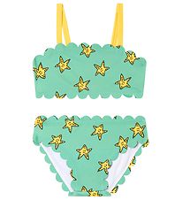 Stella McCartney Kids Bikini - UV50+ - Grøn m. Søstjerner Stella McCartney Kids Bikini - UV50+ - Grøn m. Søstjerner