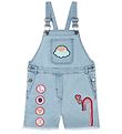 Stella McCartney Kids Smækbukser - Denim - Lyseblå m. Patches