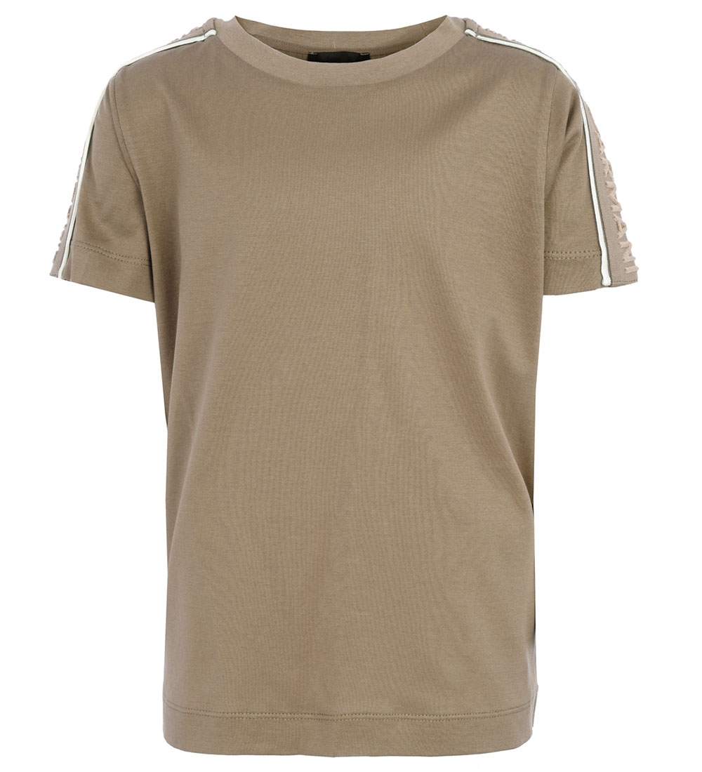 Emporio Armani T-Shirt - Mond Rock m. Logo-Streifen - Emporio Armani - 10 Jahre (140) - T-Shirts