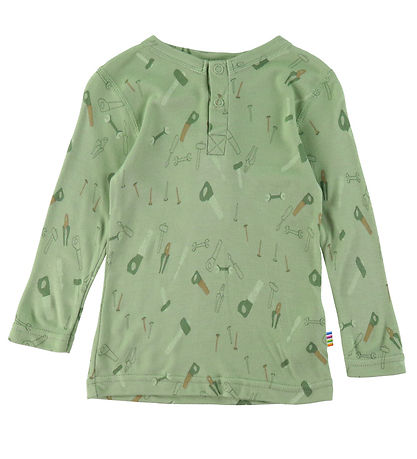 Joha Bluse - Bambus - Lysegrøn m. Værktøj Joha Bluse - Bambus - Lysegrøn m. Værktøj