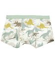 Joha Boxershorts - Off White/Støvet Grøn m. Dino Joha Boxershorts - Off White/Støvet Grøn m. Dino