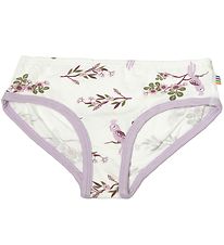 Joha Trusser - Bambus - Off White/Lilla m. Papegøje Joha Trusser - Bambus - Off White/Lilla m. Papegøje