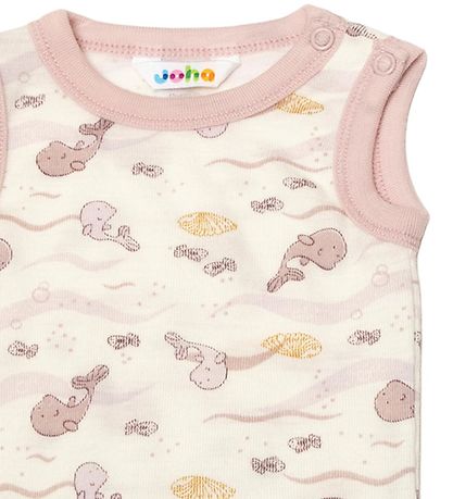 Joha Body u/æ - Uld - Off White/Støvet Rosa m. Hval Joha Body u/æ - Uld - Off White/Støvet Rosa m. Hval
