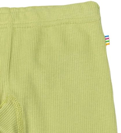 Joha Leggings - Rib - Støvet Grøn Joha Leggings - Rib - Støvet Grøn