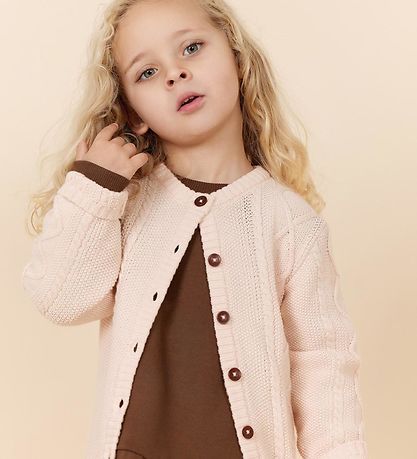 Copenhagen Colors Cardigan - Strik - Soft Pink