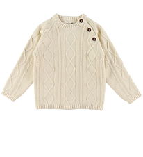Copenhagen Colors Bluse - Strik - Cream Copenhagen Colors Bluse - Strik - Cream