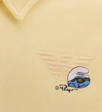 Emporio Armani Cardigan - Banana m. Smølf Emporio Armani Cardigan - Banana m. Smølf