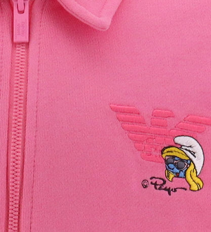 Emporio Armani Cardigan - Lyserød m. Smølfine