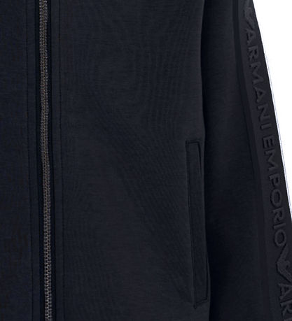Emporio Armani Cardigan - Navy m. Logostribe Emporio Armani Cardigan - Navy m. Logostribe