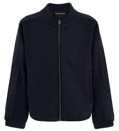 Emporio Armani Cardigan - Navy m. Logostribe Emporio Armani Cardigan - Navy m. Logostribe