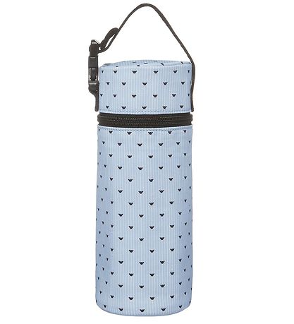 Emporio Armani Pusletaske - Lyseblå/Navy m. Logoer Emporio Armani Pusletaske - Lyseblå/Navy m. Logoer