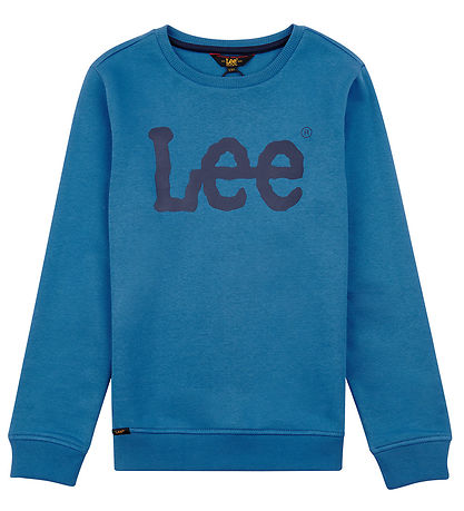 Lee Sweatshirt - Wobbly Graphic - Star Sapphire Lee Sweatshirt - Wobbly Graphic - Star Sapphire