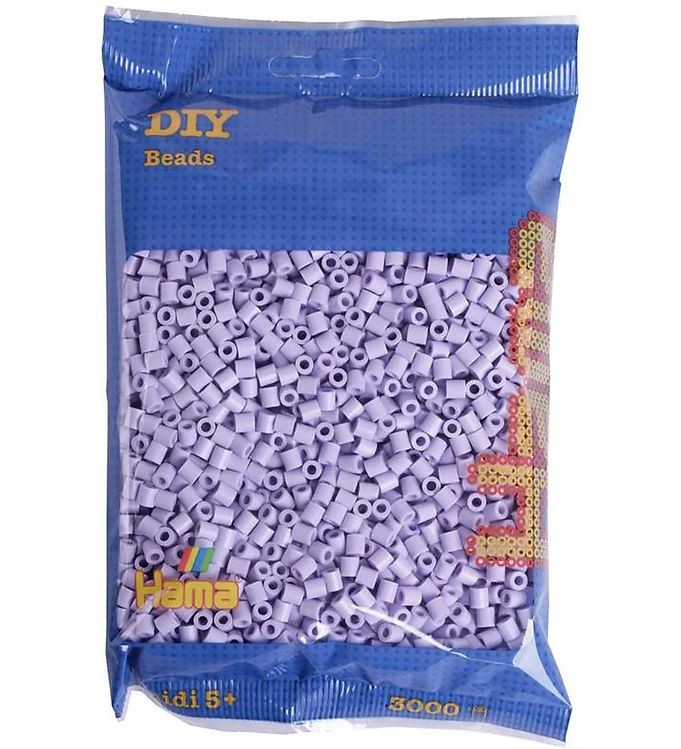 Hama Midi Perler - 3000 stk. - 106 Lys Lavendel