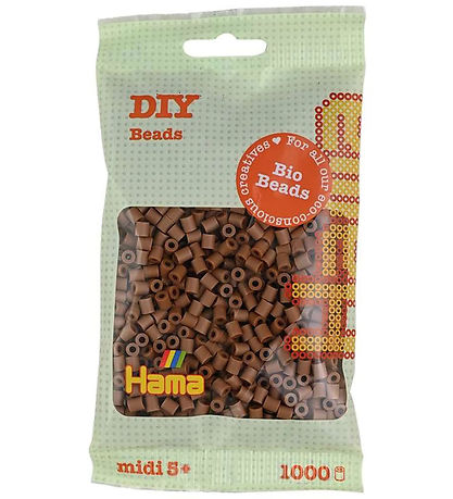 Hama Bio Midi Perler - 1000 stk. - 76 Nougat Hama Bio Midi Perler - 1000 stk. - 76 Nougat