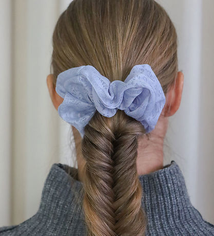 By Stær Scrunchie - Pernille - Lyseblå