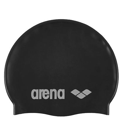 Arena Badehætte - Classic Silicone - Black/Silver Arena Badehætte - Classic Silicone - Black/Silver