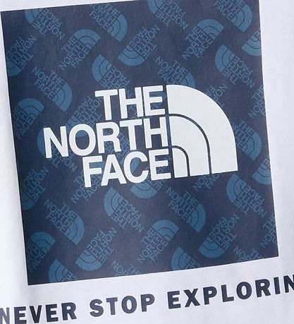 The North Face T-shirt - Box Infill Print - Hvid The North Face T-shirt - Box Infill Print - Hvid