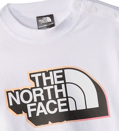 The North Face Shortssæt - T-shirt/Shorts - Pink Moss/Hvid