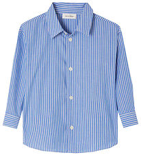 American Vintage Skjorte - Rayures Aqua American Vintage Skjorte - Rayures Aqua