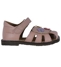Angulus Sandaler - Pale Rose m. Blomster Angulus Sandaler - Pale Rose m. Blomster