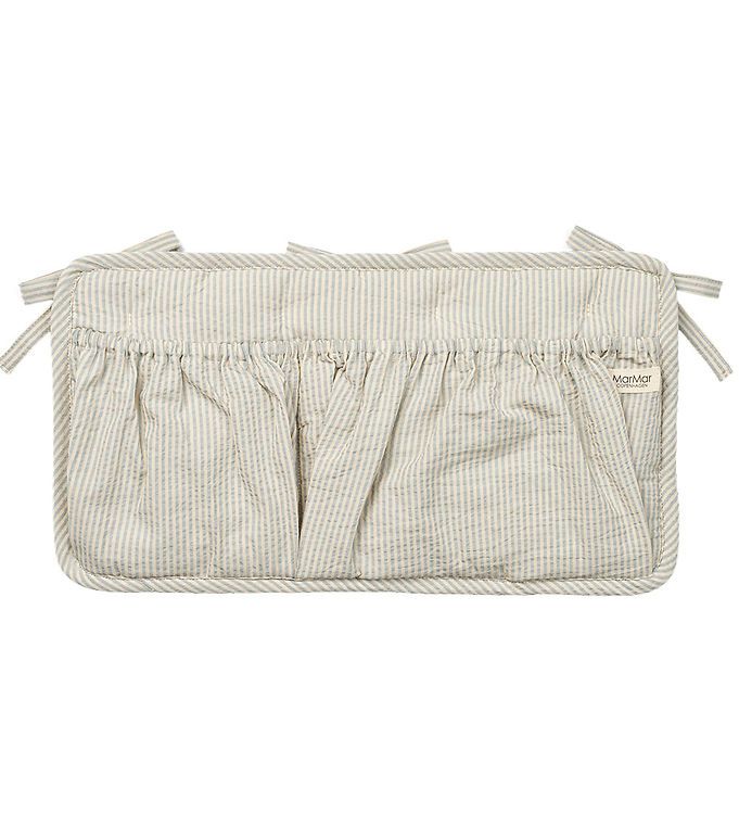 MarMar Sengelomme - 40x24 cm - Blue Stone Stripe