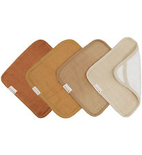Fabelab Vaskeklude - 4-Pak - 22x22 cm - Caramel Mix Fabelab Vaskeklude - 4-Pak - 22x22 cm - Caramel Mix