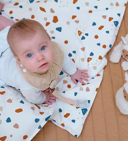 Bavoir à bave Fabelab - Ruffle - 2 Pack - Wheat