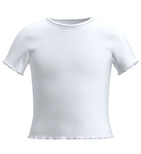 Name It T-paita - Crop Top - NkfNoralina - Bright White Name It T-paita - Crop Top - NkfNoralina - Bright White