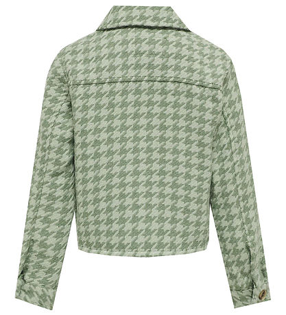 Kids Only Jakke - KogKimmie - Hedge Green Checks Frosty Green Kids Only Jakke - KogKimmie - Hedge Green Checks Frosty Green