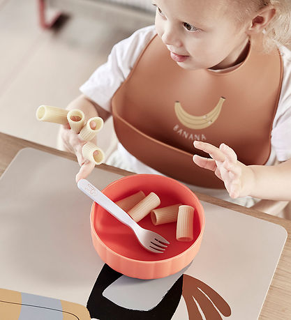 OYOY Hagesmække - Silikone - 2 stk. - Yummy - Caramel/Butter OYOY Hagesmække - Silikone - 2 stk. - Yummy - Caramel/Butter